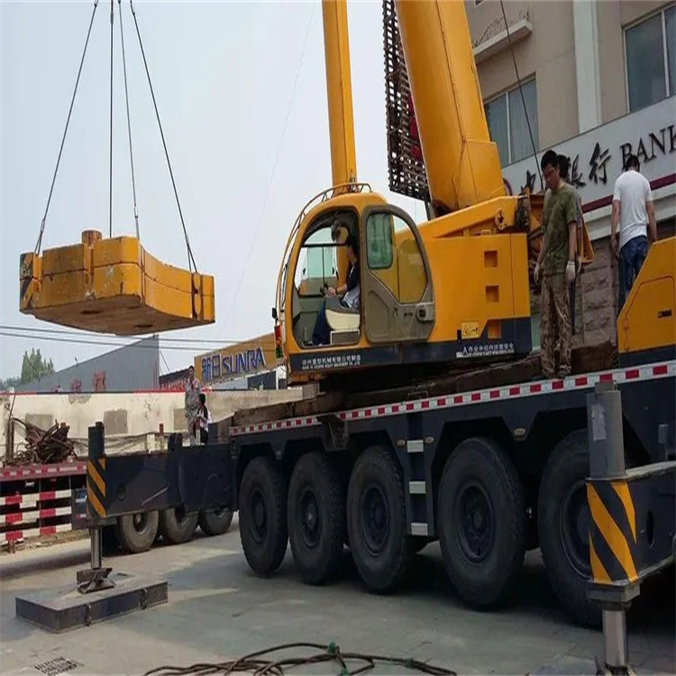 金阳当地吊车出租|机器吊装|75吨|工厂搬迁服务